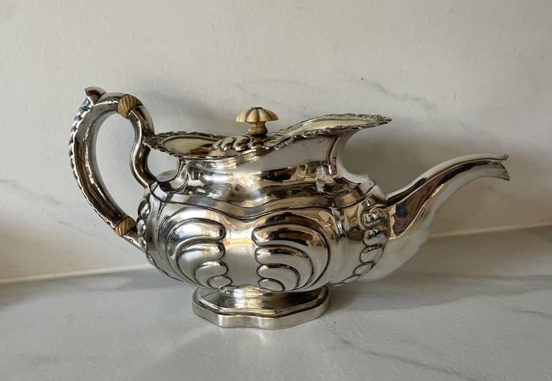 Russie théière en argent.  