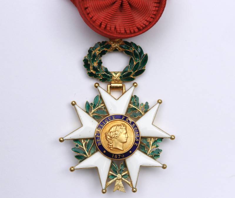 Médailles légion d'honneur.