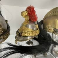 CASQUE TROUPE DE DRAGON, MODÈLE 1874, TROISIÈME RÉPUBLIQUE.